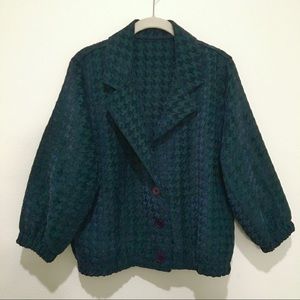 American Apparel Houndstooth Ottoman Jacket